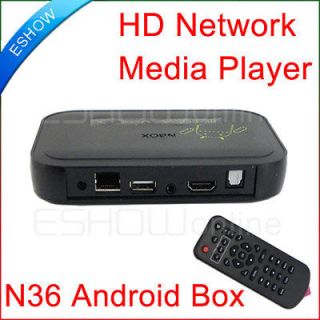   Network Streaming 1080P HD TV Media Player Android WiFi N36 HDMI MKV