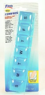   Pill Box 7 Day Organizer Comfees Daily Medicine Medication Weekly