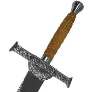MacLeod Clan, Large 50 Medieval Broad Sword with Scabbard