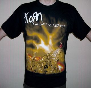 Korn Follow The Leader Metal T Shirt Size S   XL new Metal Band