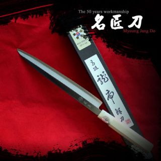   Steel Deba Sashimi Chefs Knife Yanagiba Made By Korea Master hands