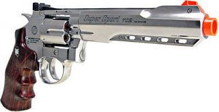   WinGun 6inch Airsoft handgun Bull Barrel 357 Magnum Metal Revolver
