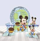 Disney Mickey 1st Birthday Mylar Balloon Centerpiece Party Decoration