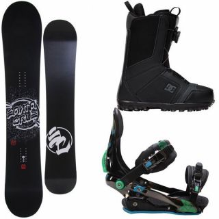   All Star Vato Dato 150 Mens Snowboard + Rome S90 Bindings + DC Boots