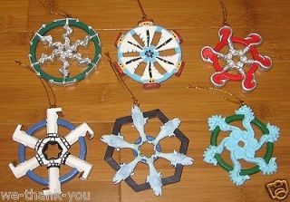 Assorted Snowflake Ornaments Hooks,Anchors,​Seahores,Sailb​oats 