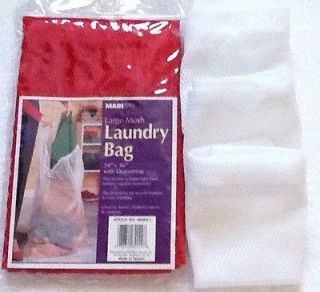 Red Mainstays Large Mesh Laundry Bag 24 x 36 + Bonus
