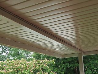 aluminum awning, patio cover set back beam 24 foot