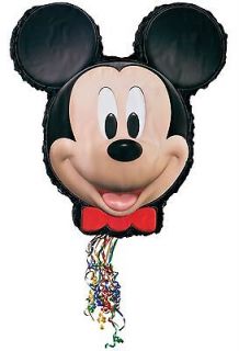 DISNEY MICKEY MOUSE 20 INCH HIGH BIRTHDAY PARTY PULL STRING PINATA