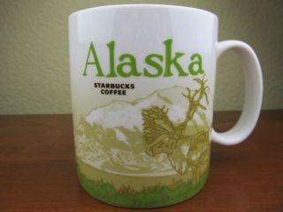 NWT 2011 Starbucks Alaska 16 oz Global Icon Series Coffee Tea Mug