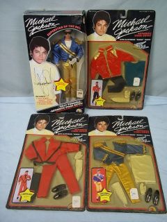 Twice Autographed 1984 Michael Jackson Doll with Outfits In Original 