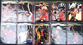 Michael Jordan 1996 97 Upper Deck A Cut Above Complete 10 Card Set CA1 