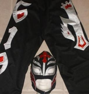   Rey Wrestling boy small mask pants costume set SmackDown Birthday gift