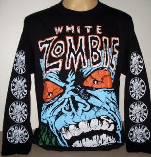 White Zombie Rob Zombie long sleeve T Shirt Size 2XL new Metal Band