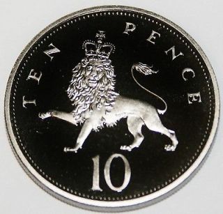 1992 PROOF 10P TEN PENCE COIN UK MINT ~ Small Type
