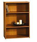   Bookcase Bookshelf Furniture 3 Shelf / Tier, Mission Cherry Finish
