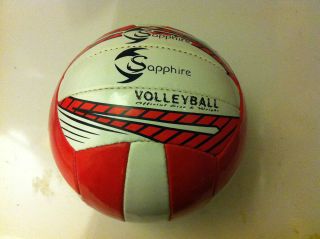   All Purpose Volleyball Water Proof NoSting Pillow Cover Ball Red White