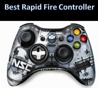 Gold Xbox 360 Rapid Fire 17 Mode Modded Controller for COD Black Ops 2 