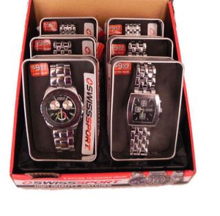 Wholesale Lot of 6 Swiss Sport Boxed Watches