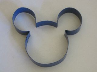   Mickey Mouse Head Outline Icon Cookie Cutter Mold Metal Wall Decor