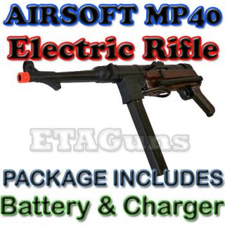  AGM Airsoft WW2 WWII MP40 German War Metal Electric AEG Rifle Gun
