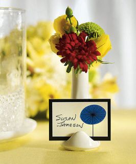 Wedding Reception Table Decorative Mini Vase & Place Card / Table 