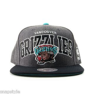   NBA VANCOUVER GRIZZLIES SNAPBACK MITCHELL & NESS Heather Two Tone Hat