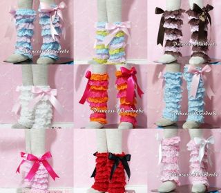 Baby Girls OPTIONAL MIX/SINGLE STYLE Lace Leg Warmer Stocking 4 