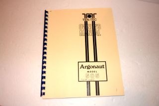 Ten Tec Argonaut 505 Operation Manual   Comb Bound