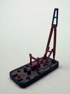 Barge with Derrick 1/1250 Scale Ship Model