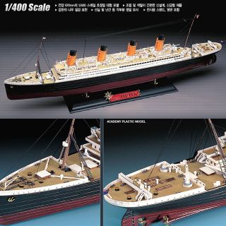 ACADEMY]Toy Ship 400_RMS_TITANI​C Kit Model Aircraft Battle Vesse 