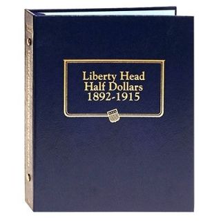 Whitman Classic Coin Album 9124 Barber Liberty Head Half Dollar 1892 