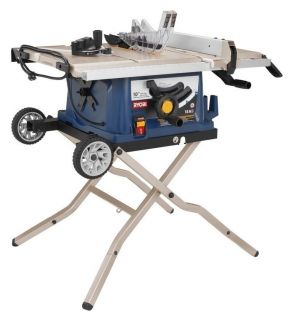 RYOBI RTS30   10 Inch Table Saw With Wheeled Stand
