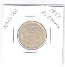 Morocco 1951 20 Francs