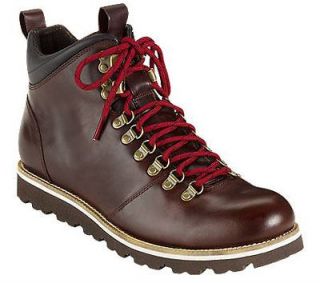 NEW Cole Haan AIR HUNTER ALPINE Redwood Leather HIKING Boots Mens 10.5 