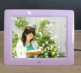  800*600 Pink LCD Digital Picture Photo Frame  MP4 AVI Movies Player