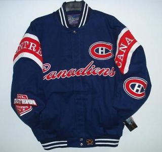 SIZE M NHL MONTREAL CANADIENS HEAVY HOCKEY Cotton Jacket MED