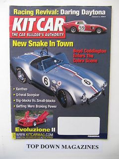 Kit Car Magazine January 2003 Boyd Coddington Enters The 