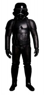   STAR WARS Stormtrooper Shadow Black Leather Motorcycle Suit NEW