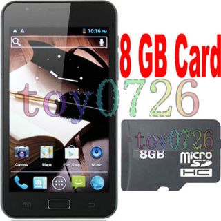   Android 4.0 GSM 2G WCDMA 3G MTK6577 1GHz MP4 WIFI GPS Cell Phone N9770