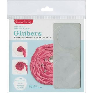 Cosmo Cricket Glubers Clear Adhesive Dots   Multi Pack 3 2.5 2
