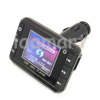 Black 1.8 LCD Car  MP4 Player FM Transmitter