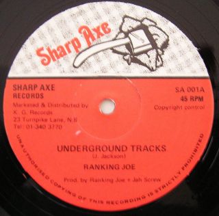 Ranking Joe Underground Tracks b/w Rolling Stone Original UK 2 Track 