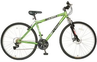   er niner mens mt mtb mountain off road green bike bicycle disc brake