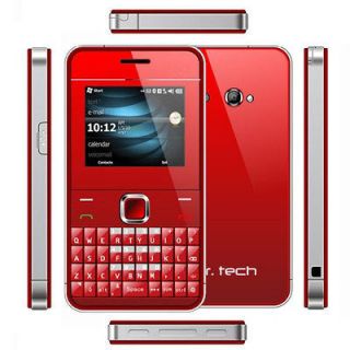 Unlocked~Ultra slim Qwerty Keypad GSM 2 Sim Cell Phone [aT&T / T 