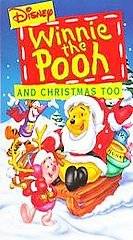 Winnie the Pooh and Christmas Too (VHS, 1997)