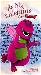 Barney Be My Valentine LOVE VHS Childrens Tape Movie Valentines Day