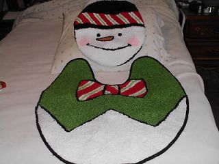 CHRISTMAS RUGS&TOILET COVERS