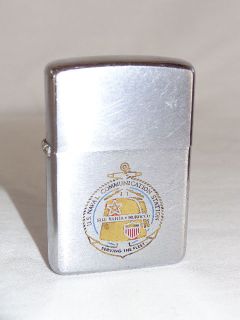 1968 Zippo Cigarette Lighter US Naval Communication Station