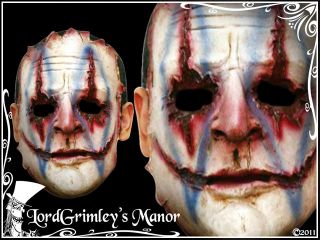 Serial Killer Half Halloween Mask Prop Horror Joker