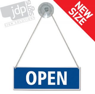 OPEN CLOSED HANGING SIGN SHOP DOOR WINDOW   ANY COLOUR
